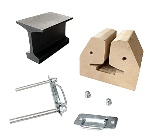 HimaPro Railroad Track Manganese Steel Dual Striking Surface Anvil 200mm - Thumbnail 5