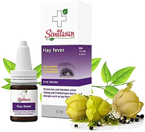 Similasan Hayfever Eye Drops 10 ml - Allergy Relief - for Irritated, Itchy and Allergic Eyes