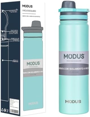 MODUS Garrafa de Água Térmica Inox Esportiva Academia Isolada a V...