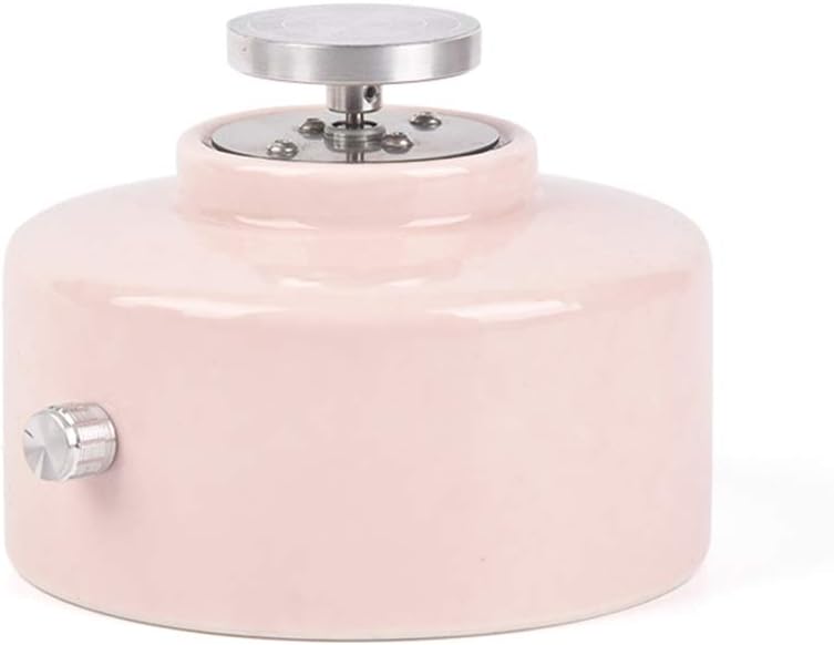 Huanyu Mini Pottery Wheel Machine 4.3CM Turntable USB Clay Making Ceramic Machine 2300RPM DIY Clay Tool for Ceramic Art Work Teaching Home (Pink)