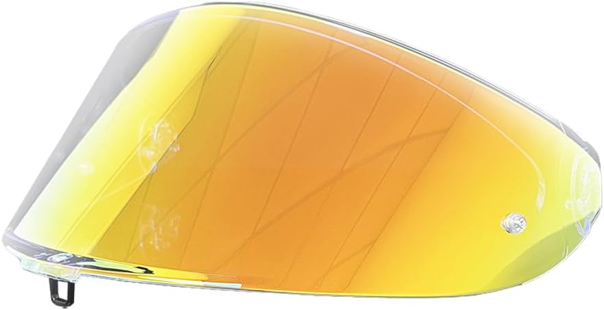 K6 Helmet Visor Replacement,Motorcycle Helmet Face Shield Sunscreen Anti Uv Windshield Compatible with AGV K6 K6S (Revo Clear Red-day and night)