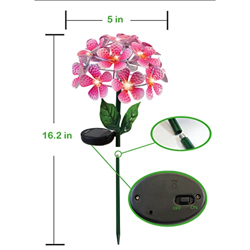 Solar LED Metal Flower Stake Light β Waterproof Outdoor Garden Pathway Light with Auto On/Off β Decorative Solar Flower Yard Light for Patio, Walkway, Lawn & Landscaping β 1 Pack by Touch Of ECO - Used condition - Image 8