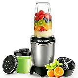 TECKNET 600W Powerful Personal Blender Smoothie Maker, Grey
