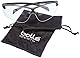 Bollé Safety PSSSILI-025, Schwarze Schutzbrille, Klare Objektive, Einheitsgröße Serie SILIUM+
