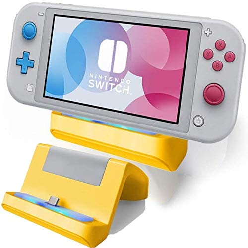MrDeal Charging Dock for Nintendo Switch Lite and Nintendo Switch, Compact Charging Stand Station with Type C Port Compatible with Nintendo Switch Lite 2019(Yellow) [video game] (B0847429VG) Amazon Price History, Amazon Price Tracker