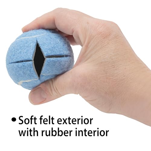 Top Glides Precut Walker Tennis Ball Glides - Light Blue - 2 Pairs