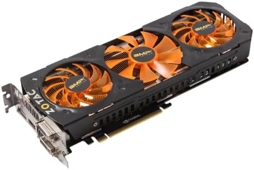 ZOTAC GeForce GTX 780 Ti AMP Edition 3GB GDDR5 PCI Express 3.0 HDMI DVI DisplayPort SLI Ready Graphics Card ZT-70504-10P
