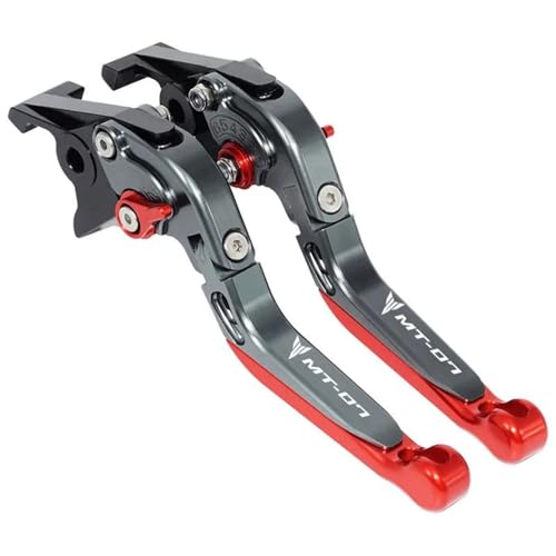 Accesorios motocicleta MT07 palanca de freno plegable ajustable CNC para recambio de embrague scooter
