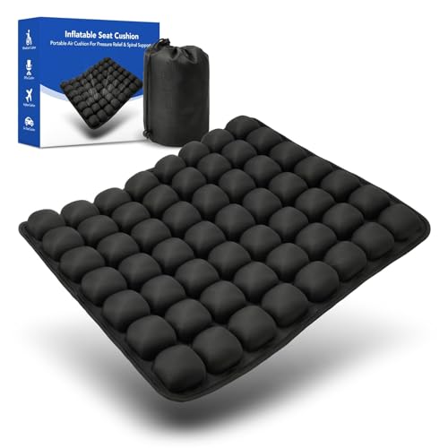 RUIERS Inflatable Seat Cushion for Wheelchair & Mobility Scooter Use