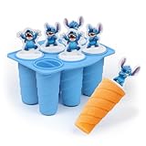 Disney Silicone Popsicle Molds – 6 Reusable Popsicles Molds Featuring Mickey & Friends or Stitch – BPA-Free Flexible Silicone Ice Pop Mold and Popsicle Maker for Frozen Treats