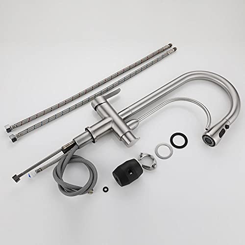 Robinet de cuisine télescopique extractible pour évier de bar