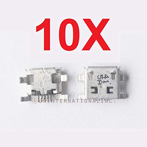 ePartSolution_10X Micro USB Charger Charging Port Dock Connector USB Port for BlackBerry 8900 9630 9530 9500 9520 9650 Replacement Part USA