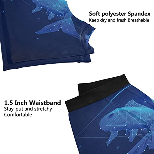 Bóxer para hombre de Piscis Vnurnrn pack de 2 calzoncillos elásticos de galaxia 4