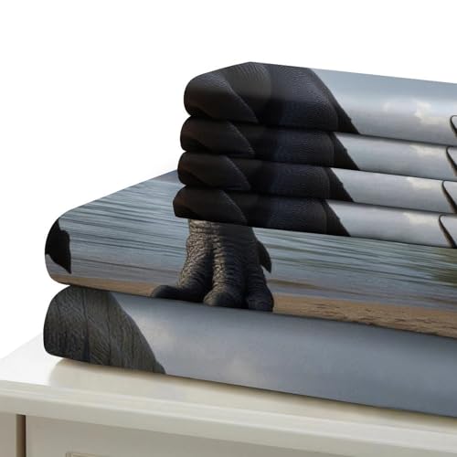 Housse de couette dinosaure 135x200 parure de lit zippée 3D - 7