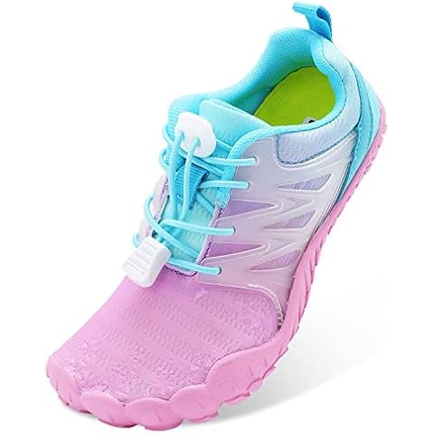 L-RUN Toddler Girl Water Shoes Barefoot Swim Shoes for Boys Kid Water Shoe Purple 13.5 Little Kid=EU32 Cover