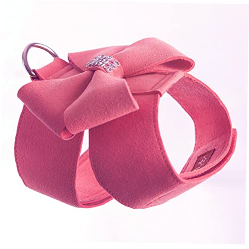 TEHAUX 1 Conjunto Arnês e Coleira Para Cães Pequenos e Fofos Corda De Tração Arnês Para Cães Pequeno