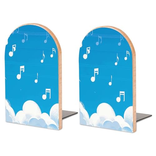 Serre-livres note de musique pour ranger les albums de la bibliothèque familiale - 2