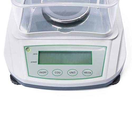 CGOLDENWALL Balanza electrónica de precisión de laboratorio analítica de precisión digital báscula electrónica de pesaje de precisión de cocina (100 × 0,001 g)