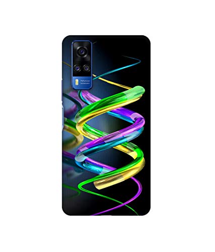 Image of 3D Spiral Design 3D Printed Hard Back Case Cover for Vivo Y51A / Y31 (2021)