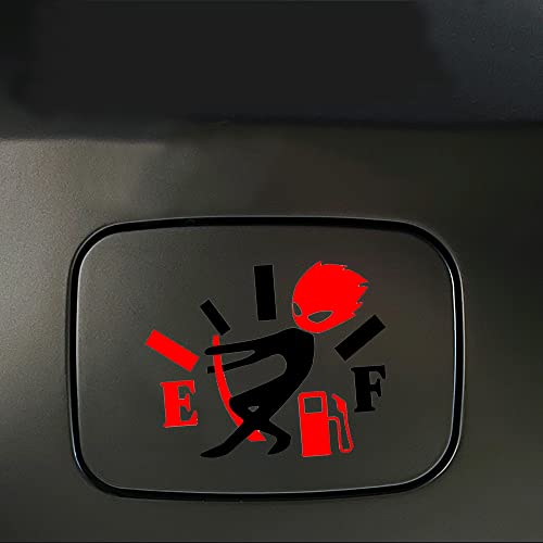 Car Fuel Tank Cap Decal Decal Vinyl Sticker Funny Sticker Boy, Girl Adjust Fuel Gauge, Fuel Gauge Empty Car Sticker, Truck, Car Decal, Female Pattern 2 Male Pattern 2, Total 4Pcs #TOP2