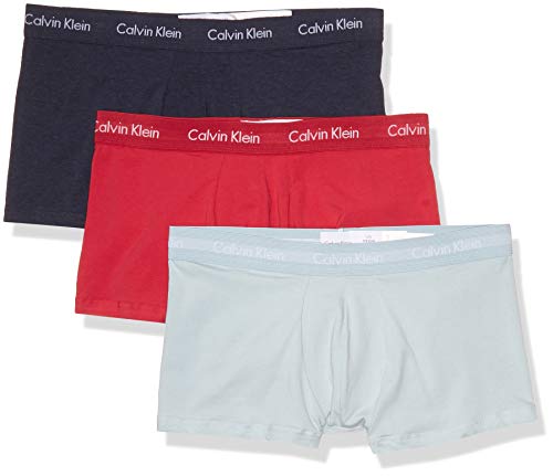 Image of Calvin Klein Men's Polyester Classic Solid Trunk (Pack of 3)