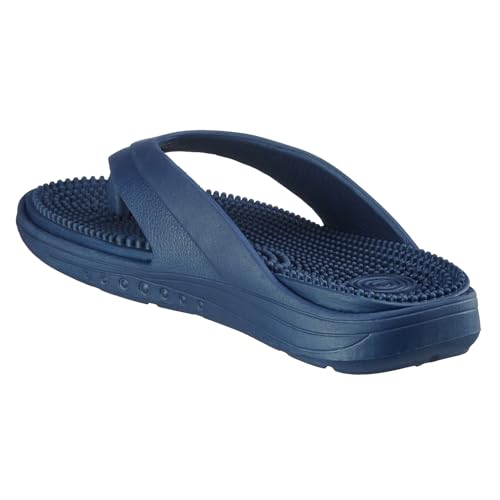 Image of Duke mens Fwc6158-navy Slipper