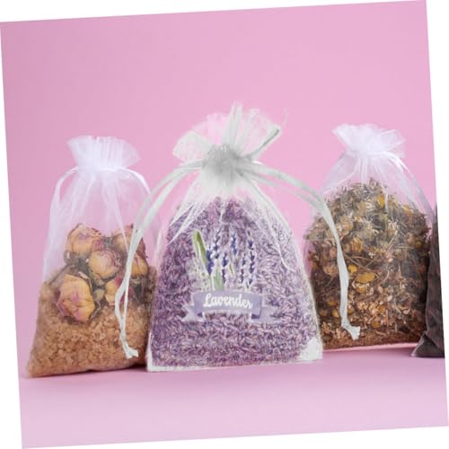 20 bolsas de saco con cordón para lavanda miniatura 6