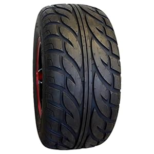 Red Hawk TIR-380 Tire Road Hawk, 20x10R10 Radial DOT, 4 Ply Golf Carts