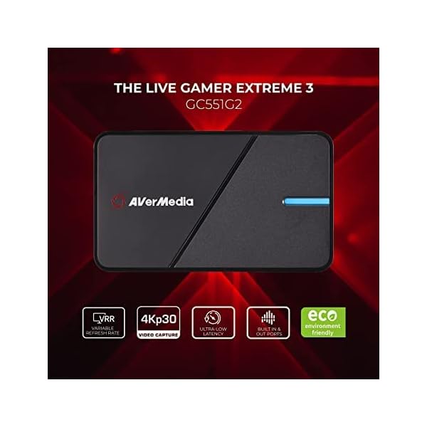 AVerMedia GC551G2 Live Gamer Extreme 3, Haz Streaming y graba PS5, Xbox Series X/S, Switch en 4K30 o 1080p120, admite frecuencia de actualización Variable (VRR) - Image 5