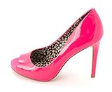 Jessica Simpson Saras Women US 5.5 Pink Peep Toe Heels