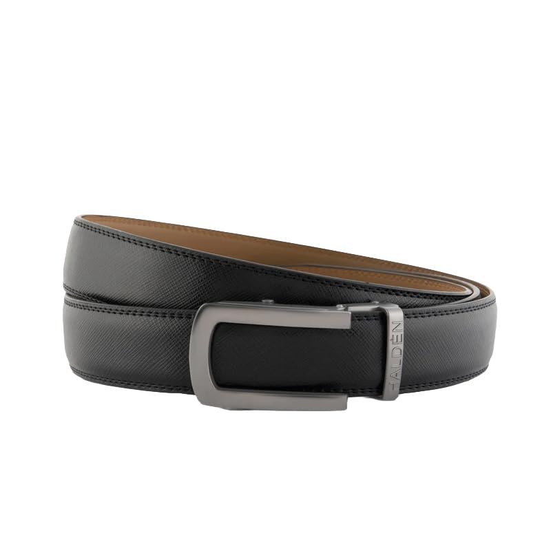 halden Luxury Leather Belts For Men Original (Free Size Fits Up to 44 Inch Waist) Adjustable Ratchet Straps, Unique Magnetic Auto-lock Buckle Mens Belt Formal-picture-45