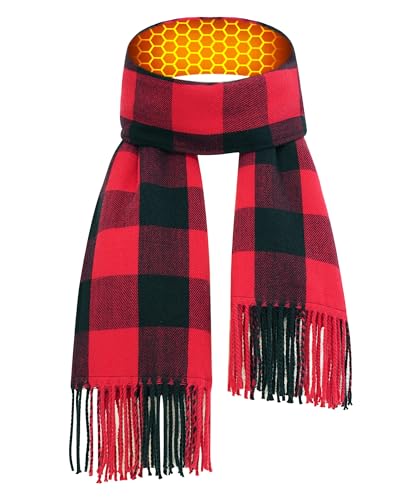 Women’s Heated Scarf – Rechargeable Neck Warmer, Perfect Christmas, Birthday