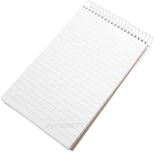 [Pack of 5] Spiral Bound Shorthand Notebooks with 300 Lined Pages
