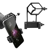 LTOOL Universal Cell Phone Photography Adapter,Compatible Telescope/Binocular/Monocular/Spotting Scope/Microscope,Fits Almost All Smartphone on The Market - Astronomy Gifts