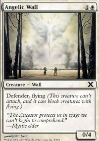 Magic The Gathering - Angelic Wall (5/383) - Tenth Edition