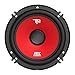 MTX Terminator Series 6.5 Inch Woofer Cone Component 2-Way Speaker Pair with 45 Watt RMS, Black/Red