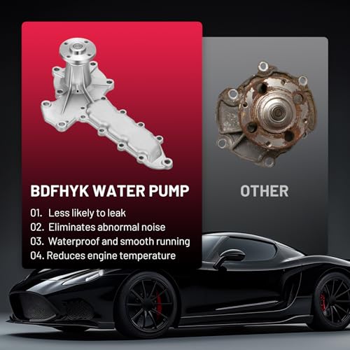 BDFHYK Water Pump 15521-73039 Compatible with Kubota Engine L235 L275 L355S L3350 L4350 R420 R520 V1902 V2003 V2203 V2403 D1703 D1402 Bobcat S175 S185 S150 643 645 743 751 753 763 773 by BDFHYK - Used condition - Image 5