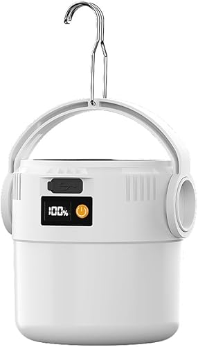 Miniatura 28 de Luces solares de campamento de 100 W, linterna portátil recargable con enganche, lámpara de tienda de campaña para colgar bombillas de batería