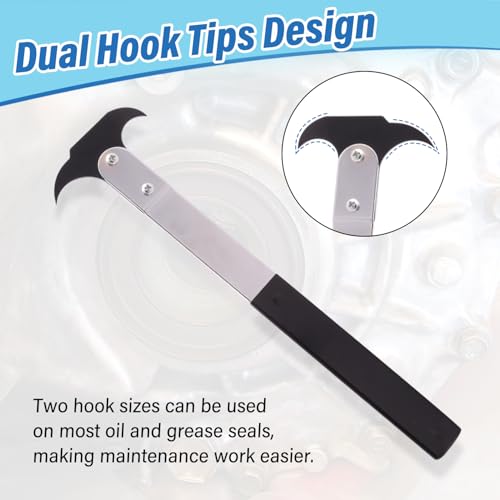 Afeisol AE5597 Seal Puller, Dual Hook Tip Designed Heavy-Duty Tool thumb #1