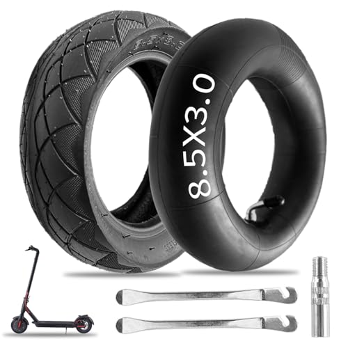 8.5x3 scooter tire Replacement, 8 1/2x3 (50-134) Tire and Inner Tube, 8.5 inch Tires Replacement, for VSETT 8/9 Macury Zero 8 Inokim Light 2 Electric Scooter, Thickened Non-Slip Shockproof