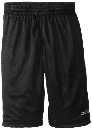 Spalding Big Boys' Mesh Short, Black Old, 8