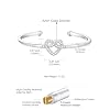 KeyStyle Love Knot Bracelet for Women, Tie The Knot Bracelets Bridesmaid Gift 14K Gold Plated Stackable Bangle for Party Prom Minimalist Jewelry