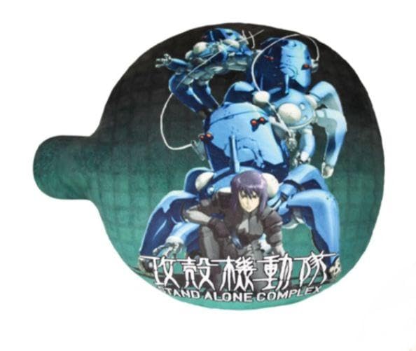 4個】攻殻機動隊 ダイカットクッション 笑い男 B.集合 4個】攻殻