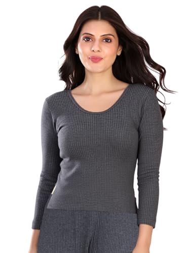 Image of Lux Inferno Women's Short Thermal Vest | Full Sleeves Round Neck Short Innerwear Top