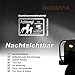 Goodvia Freilaufender Hund Videoüberwacht 30x20cm Metall Aluminium, Hunde Schilder Lustig und für den Toten Winkel Bin Ich Da