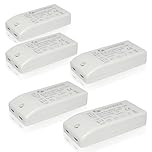 LOWENERGIE LED Driver Power Supply Transformer, 12w 240V - DC 12V, for Light Strips, LED Bulbs and Ring Doorbell (5)