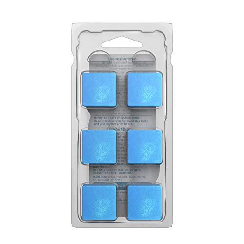 Glade Wax Melts Air Freshener, Scented Candles With Essential Oils For Home And Bathroom, Blue Odyssey, 6 Count #TOP1
