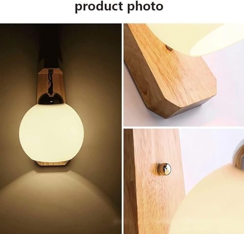 Aplique de pared para sala de estar y pasillo con tulipa led 6