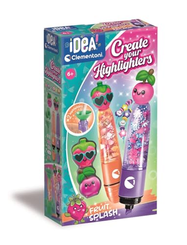 Kit Créatif Surligneurs Personnalisables Clementoni 18395 – Thème Fruits - vue 3