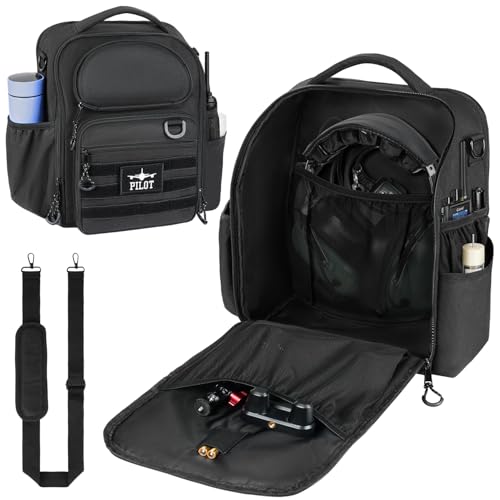 Pilot Headset Bag, Aviation Headset Case, Flight Bag for Pilot, Fits 15